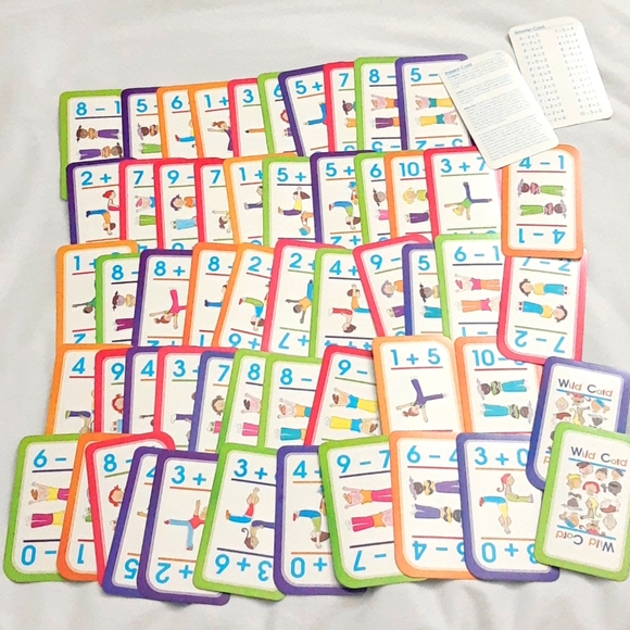 School Zone Math War Addition and Subtraction Card Game Flash Cards COMPLETE - Picture 4 of 13